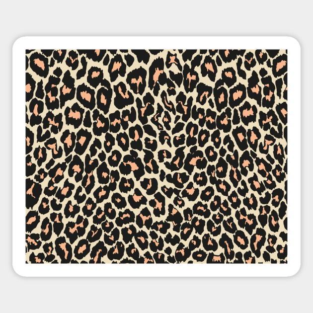 Cheetah Print Sticker by purplegorilladesign23@gmail.com